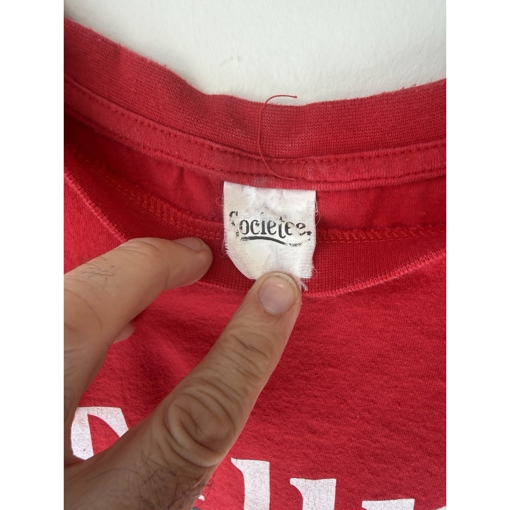 Sociitee Red Trump Pence 2016 Graphic Logo Crew Neck Short Sleeve T-Shirt Men L - Picture 3 of 7